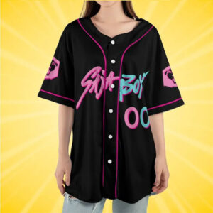 Custom Huntrix And Saja Boy Baseball Jersey