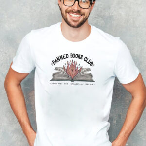 Banned Books Club, Books On Fire Tee