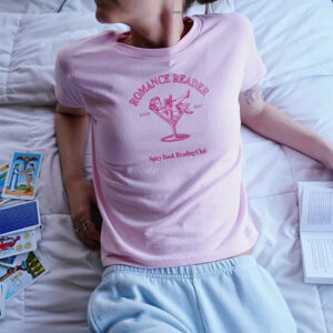 Retro Romance Reader, Spicy Book Reading Club Shirt 1 PersonalizedShirts.net