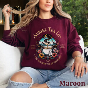 Suriel Tea Co, ACOTAR Suriel Tea SJM Merch Comfort Colors Shirt 1 PersonalizedShirts.net