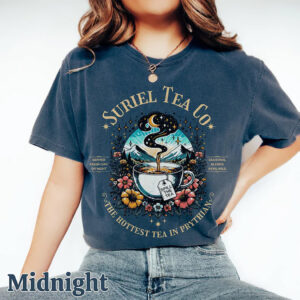 Suriel Tea Co, ACOTAR Suriel Tea SJM Merch Comfort Colors Shirt 2 PersonalizedShirts.net