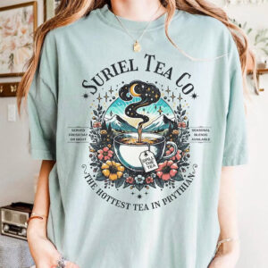 Suriel Tea Co, ACOTAR Suriel Tea SJM Merch Comfort Colors Shirt 3 PersonalizedShirts.net