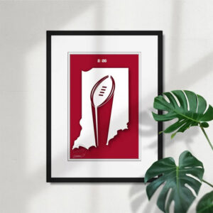 Indiana Hoosiers 2026 Football National Champions Poster