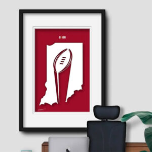 Indiana Hoosiers 2026 Football National Champions Poster