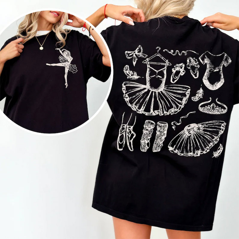 Ballet Dance Outfits, In My Ballet Era 2-sided Shirt Ballet Dance Outfits, In My Ballet Era 2-sided Shirt