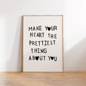 Quotes About Honesty, Heart Quote Poster