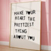 Quotes About Honesty, Heart Quote Poster