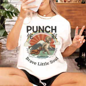 Baby Monkey Punch Animal Lover Gift Shirt 1 PersonalizedShirts.net