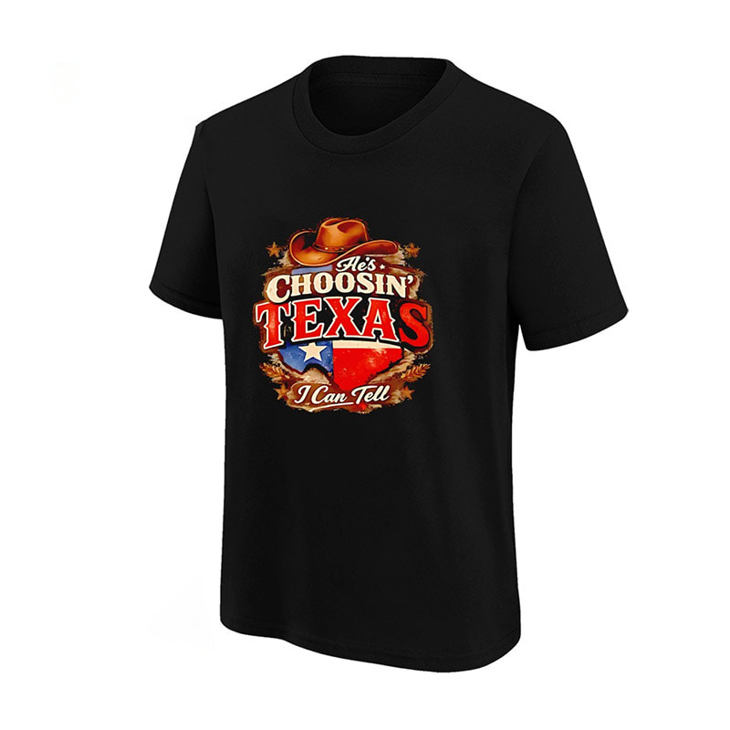 Cowboy Hat He's Choosin' Texas I Can Tell Vintage Shirt Cowboy Hat He's Choosin' Texas I Can Tell Vintage Shirt