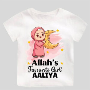 Custom Name Allah’s Favorite Eid al Fitr T shirt 2 PersonalizedShirts.net