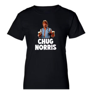 Funny Chuck Norris Beer Drinking Shirt