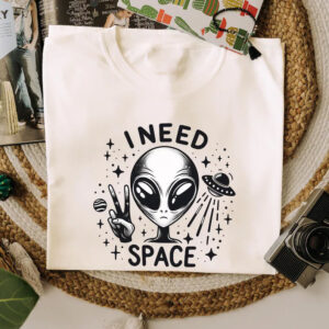 I Need Space, Alien Face Tee 2 PersonalizedShirts.net