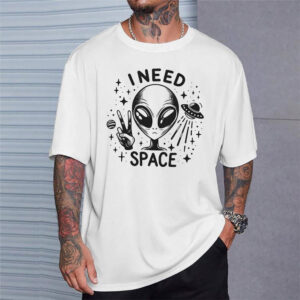 I Need Space, Alien Face Tee PersonalizedShirts.net