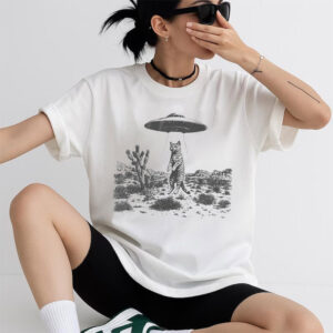 UFO Cat, Alien Space Ship Shirt