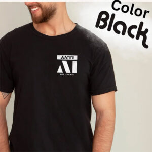 Anti AI protest, Ban AI 2 sided T shirt 3 PersonalizedShirts.net