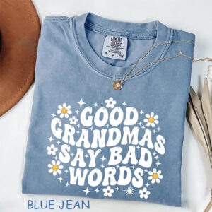 Mother's Day Gift For Grandma Comfort Colors Tee 1 PersonalizedShirts.net