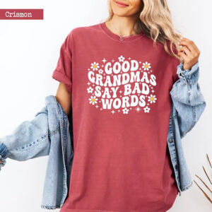 Mother's Day Gift For Grandma Comfort Colors Tee 3 PersonalizedShirts.net
