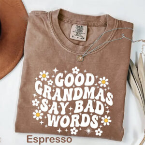 Mother's Day Gift For Grandma Comfort Colors Tee PersonalizedShirts.net