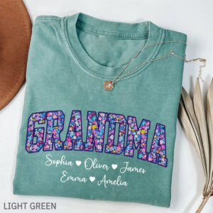 Personalized Gifts For Grandparents, Mother’s Day Comfort Colors Tee