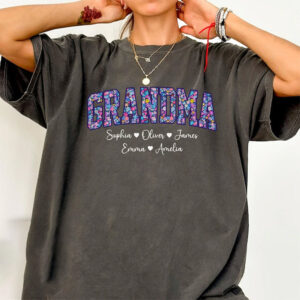Personalized Gifts For Grandparents, Mother’s Day Comfort Colors Tee