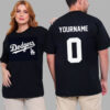 Custom Name LA Dodgers Baseball​ 2-sided Shirt