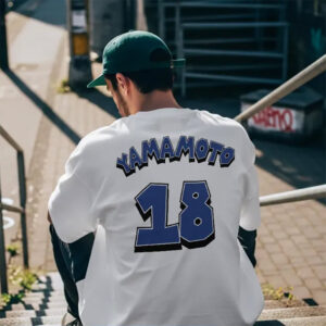 LA Dodgers Baseball Super Mario 2-sided Shirt