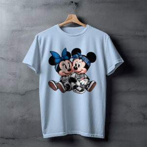LA Dodgers Merch Mickey And Minnie Mouse Shirt PersonalizedShirts.net