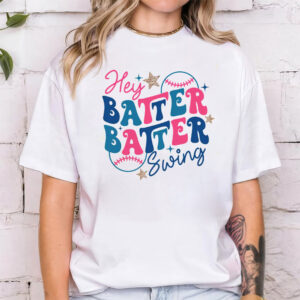 Baseball Mom Gift, Batter Batter Swing T-shirt