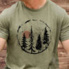Day Of Trees, Forest Green Shirt
