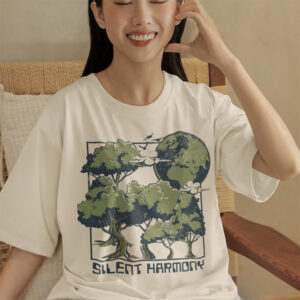 Silent Harmony Nature, Love Tree Shirt