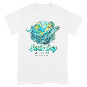 happy earth day , Save The Whales Shirt PersonalizedShirts.net