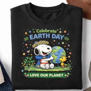 Planet Earth Day​ Snoopy Woodstock Shirt
