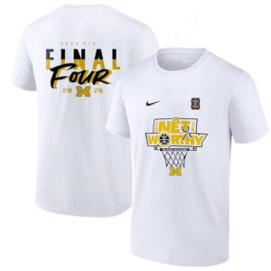 Michigan Wolverines Men’s Basketball, Final Four Logo 2-sided Shirt
