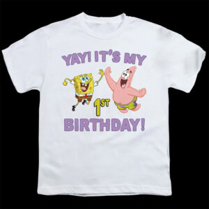 Custom Birthday SpongeBob And Patrick Shirt