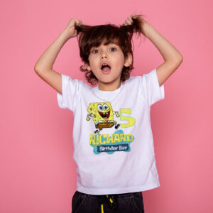 Custom SpongeBob Birthday For Boy Shirt 2 PersonalizedShirts.net