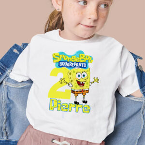 Custom Spongebob Birthday Outfit T-shirt