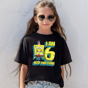 Custom SpongeBob Squarepants Birthday Shirt