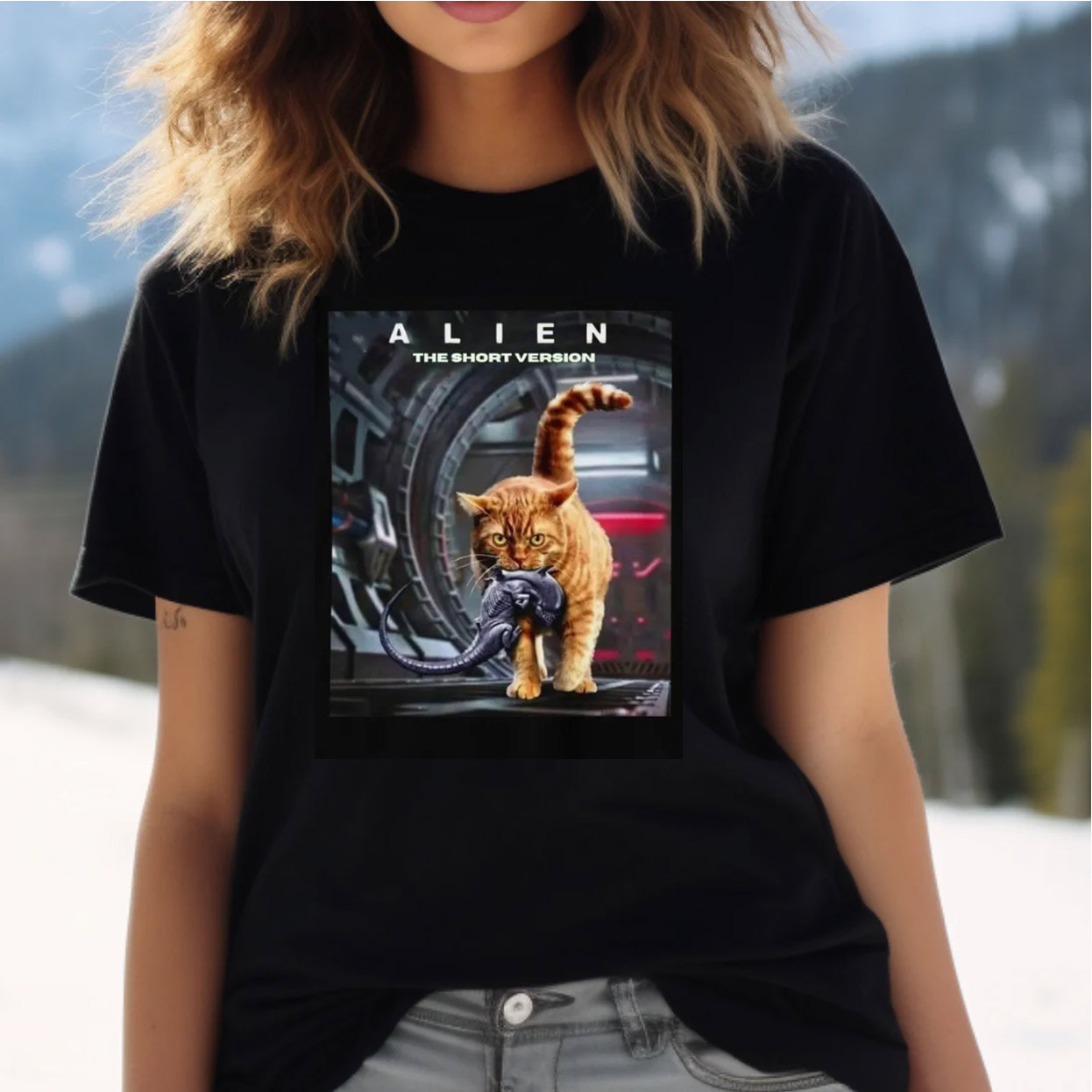 Alien Movie Facehugger, Meme Cat Shirt Alien Movie Facehugger, Meme Cat Shirt