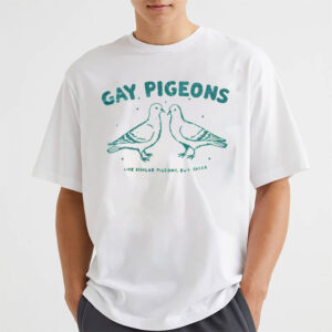 Gay Pigeons Funny LGBTQ Pride Shirt