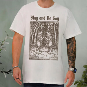 Slay And Be Gay Funny Frog Shirt