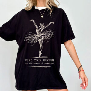Find Your Rhythm, Distressed Ballet Shirt