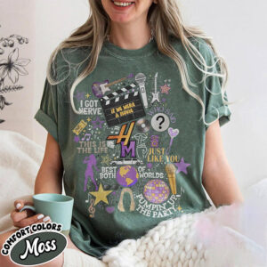 Pumpim UP The Party Hannah Montana 20 Year Comfort Colors Shirt 2 PersonalizedShirts.net