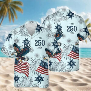 250th Anniversary Of The USA  Patriotic Eagle Hawaii Shirt