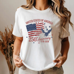America 250th Anniversary Patriotic Eagle Tee