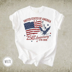 America 250th Anniversary Patriotic Eagle Tee