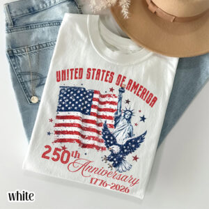 America 250th Anniversary, Vintage USA Flag Shirt 3 PersonalizedShirts.net