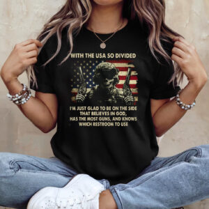 American Flag Veterans Day, With The USA So Divided Shirt