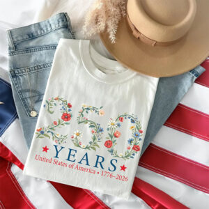 American Flag Days, 250th Anniversary Of USA Theme​ Shirt