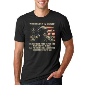 American Flag Veterans Day, With The USA So Divided Shirt