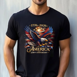 Bald Eagle American, 250 Years Anniversary USA Shirt